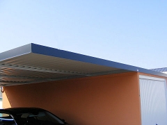 Carport in Stahlbauweise